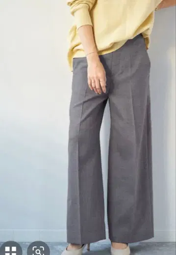 새상품급 플라주 센터 프레스 팬츠 36