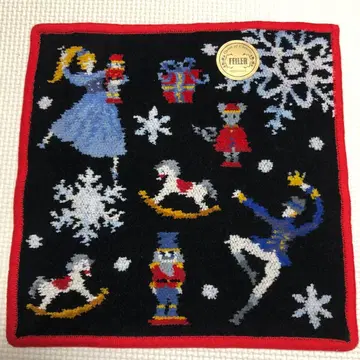 미사용 새상품 페이러 카스바노 제트 타월 손수건 호두까기 인형