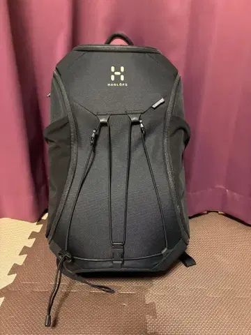 HAGLOFS 블랙 백팩 호그로프스