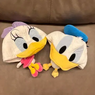 디즈니 도널드 덕 데이지 덕 팬캡 세트