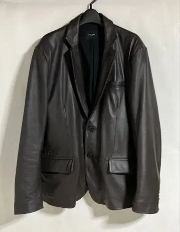 LIUGOO 테일러드 자켓 리유구 3L 다크 브라운