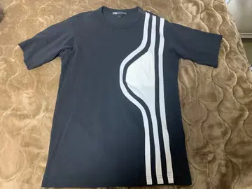 Y-3 와이쓰리 3/3 스트라이프 티셔츠/CF2586/블랙/사이즈 S