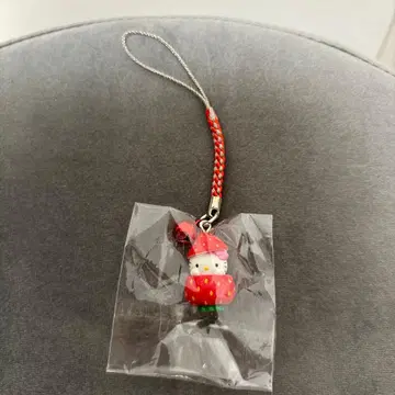 [ 지역 한정 키티 ] 하카타 아마오우 키티 스트랩 딸기 딸기