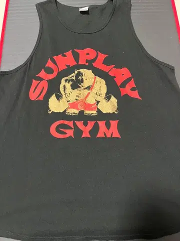 SUNPLAY GYM 선플레이짐 탱크탑 L 블랙
