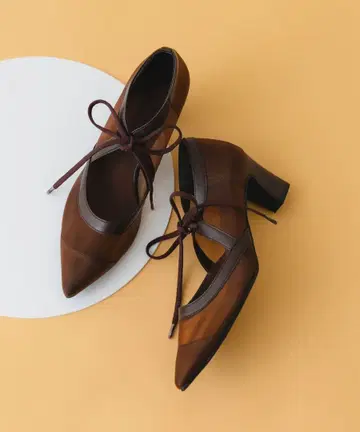 RODESKO 청키 힐 리본 펌프스 일본제