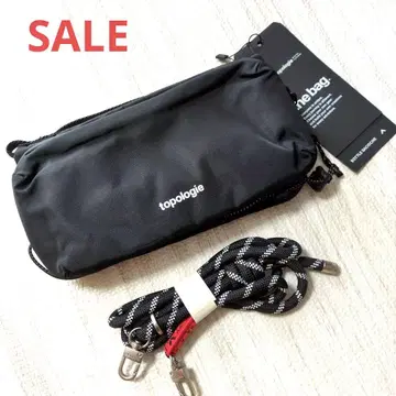 topologie 토폴로지 블랙 숄더백 보틀 사코슈