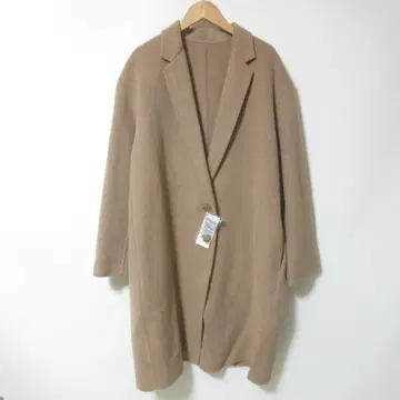 새상품 유니클로 더블 페이스 코쿤 코트 베이지 XL M051