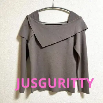 택 포함 새상품 아지메 니트탑 저스길리티