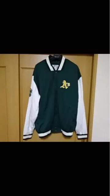 G-III MLB 오클랜드 애슬레틱스 바시티 자켓