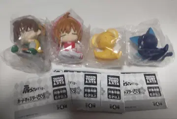 카드캡터 사쿠라 피규어 4체 세트 어깨 쿵 Fig. 컴프