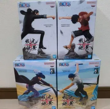 원피스 피규어 전광절경 4체 세트 루피 조로 루치 미호크