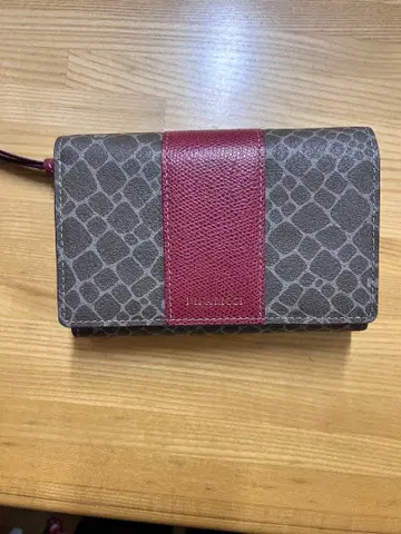 NINA RICCI 접이식 지갑 여성용 색상: 보르도