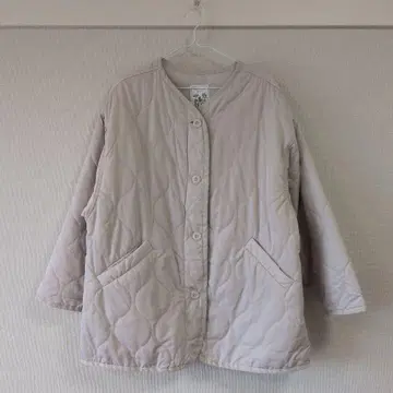 AS KNOW AS plus 충전솜 퀼팅 자켓 베이지