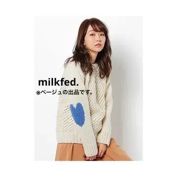 milkfed. 밀크페도 니트 케이블 스웨터