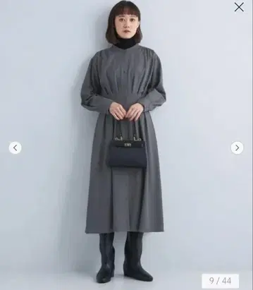 그린 라벨 릴랙싱 울라이크 허리턱 원피스