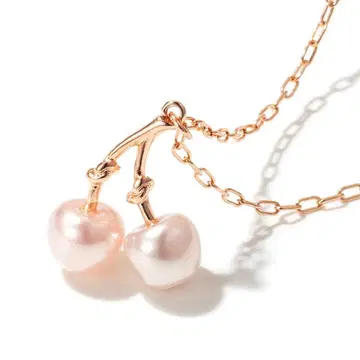 Liquem 체리 목걸이 펄 PK