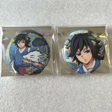 귀멸의 칼날 갑진년 글리터 캔뱃지 토미오카 기유