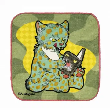 요괴 고양이 가득 핸드 타월 (오돌토돌)