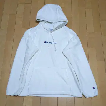 Champion 화이트 후드 부착 후드티 원가 약 7000엔