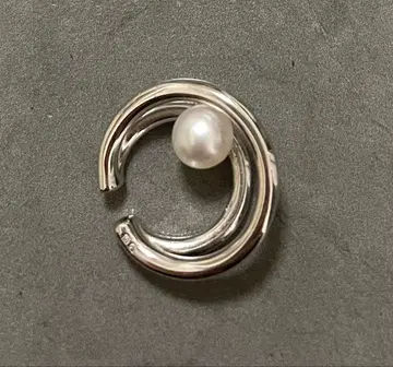 MIKIMOTO 실버 진주 이어커프