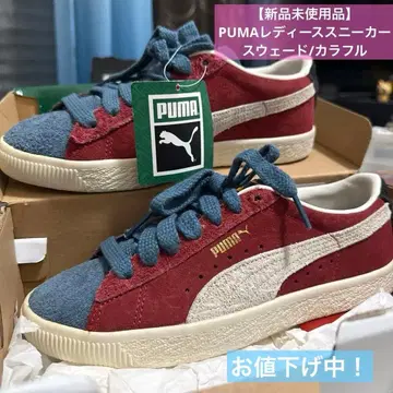 미사용 새상품! PUMA 스니커즈 [ 스웨이드 원단 ]