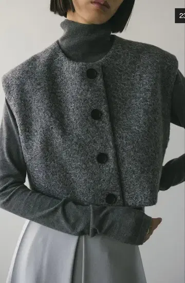 택 포함 미사용 새상품 STYLEMIXER 부클레 숏 베스트