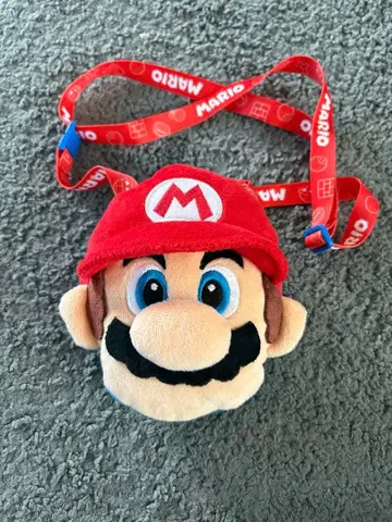 USJ 마리오 봉제 인형 버스 케이스 스트랩 포함 미사용품