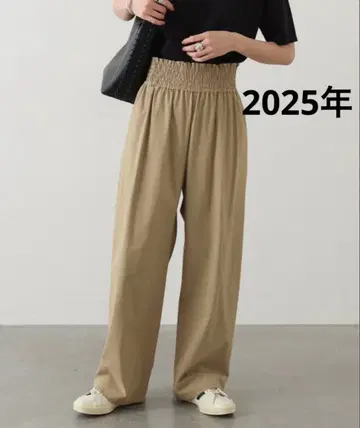 [ 미사용 ] JOURNAL STANDARD 나일론 스트레치 와이드 팬츠