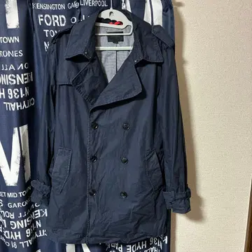 Jack&Jones 트렌치 네이비 색 남성용 코트 XL