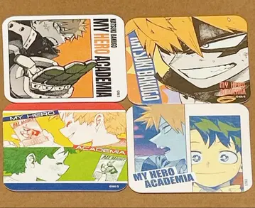 히로아카 원화전 아트 코스터 바쿠고 카츠키 4장