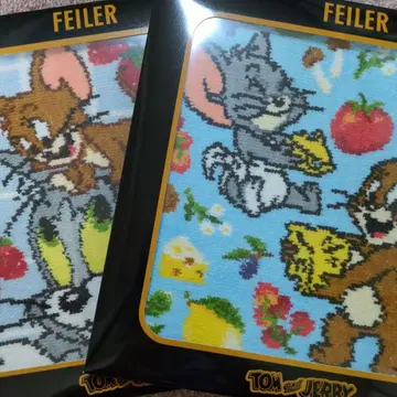 페이러 손수건 톰과 제리 2장 세트 3000장 한정판 완판템