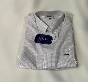 FILA 남성용 긴팔 셔츠 L 사이즈 면 100%