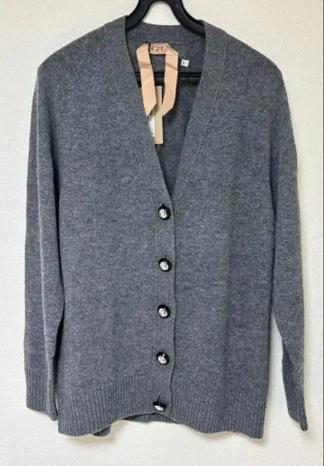 N21 누메로 벤투노 캐시미어 울 가디건 그레이