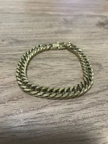 골드 컬러 도금 체인 팔찌 SWIM 925