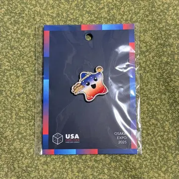 오사카 간사이 만국 박람회 EXPO2025 미국 스파크 타코야키 핀 배지