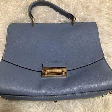 FURLA 라이트 블루 핸드백