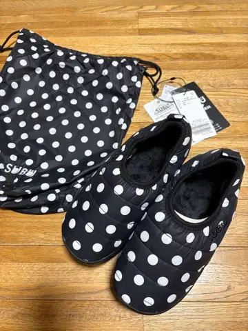 미사용 새상품 SUBU VAMP Platform 도트 통굽 샌들