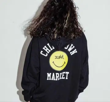 X-girl x CHINATOWN MARKET 후드티