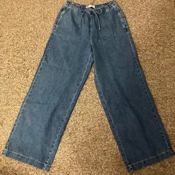 ZARA 와이드 레그 조거 데님