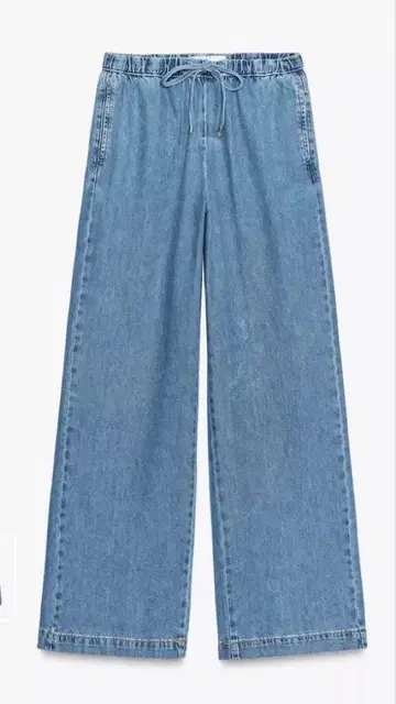 ZARA 와이드 레그 조거 데님