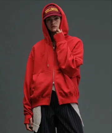 soerte 헤비 웨이트 더블 지퍼 후디 [ 짧은 기장 ]