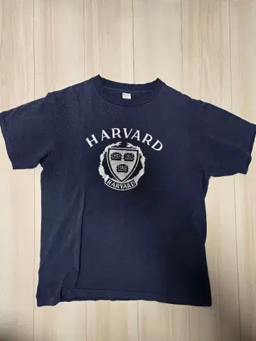 빈티지 Champion HARVARD T셔츠 LARGE 네이비