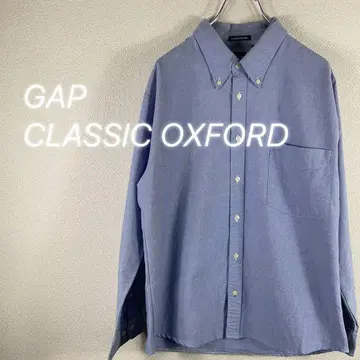 GAP 클래식 옥스퍼드 블루 옥스퍼드 셔츠 XL