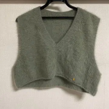 세모아 니트 베스트 캐시미어