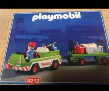 플레이모빌 에어포트 수하물 운반차 3212 상자 찌그러짐 있음