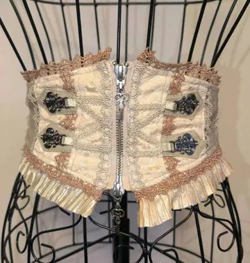 OzzAngelo 프릴 벨트 코르셋