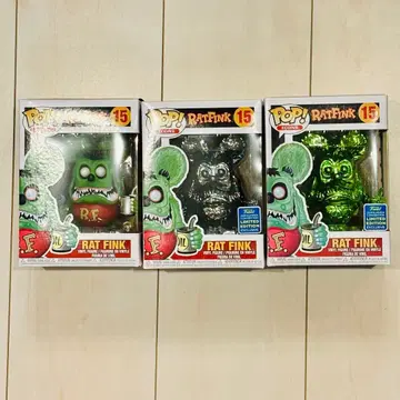 Funko Pop! Icons Rat Fink 피규어 3체 세트