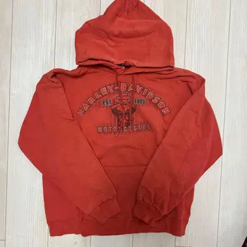 Harley-Davidson 후드티 M 사이즈 오렌지