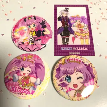 프리파라 애니메이션 캐릭터 배지 컬렉션 라라 캔뱃지 카드