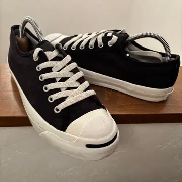 인기 컨버스 잭 퍼셀 블랙 캔버스 25.5cm